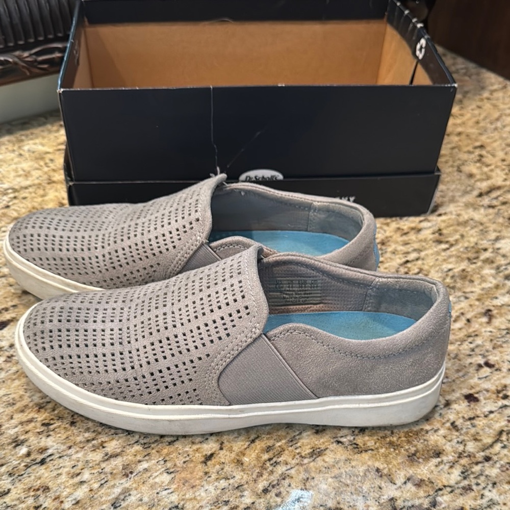 Dr. Scholl's Gray Slip-On Sneakers